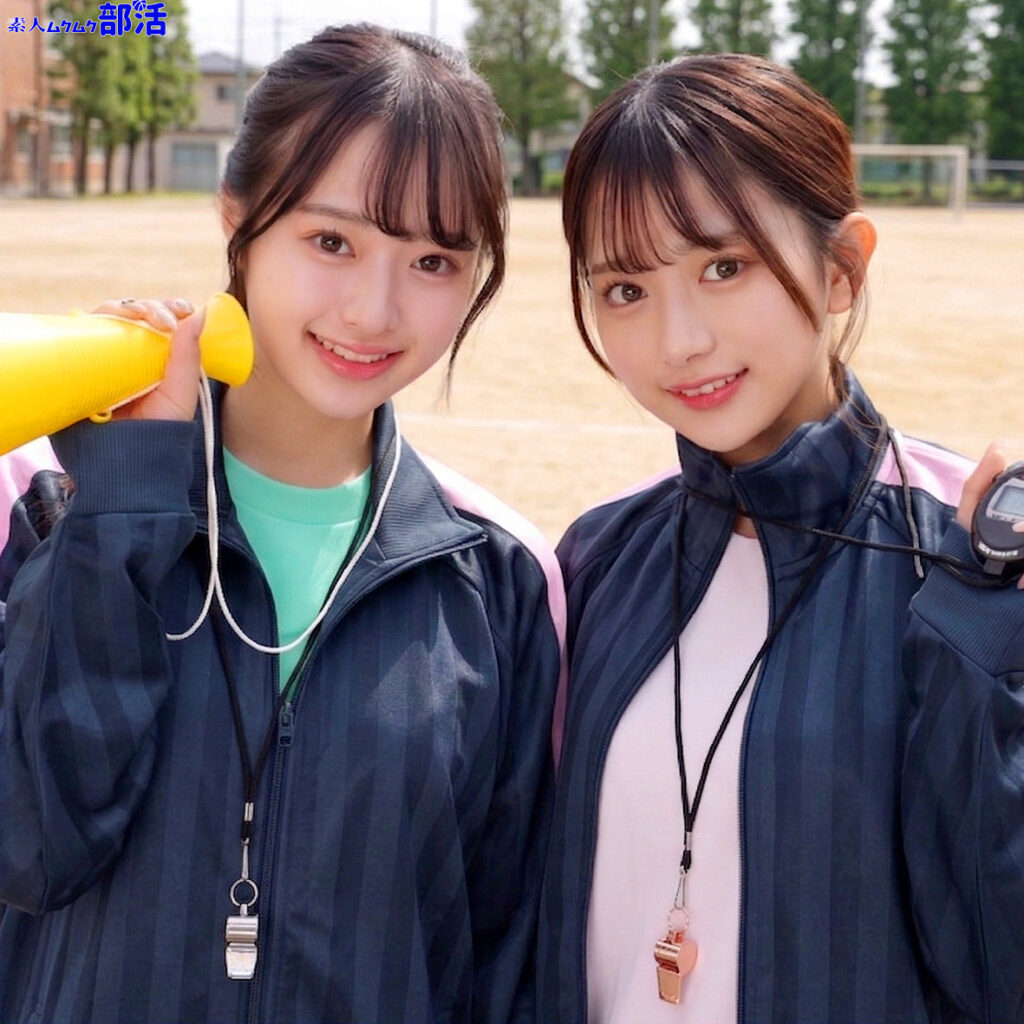 かりんちゃん＆かほちゃん（素人ムクムク-部活-）